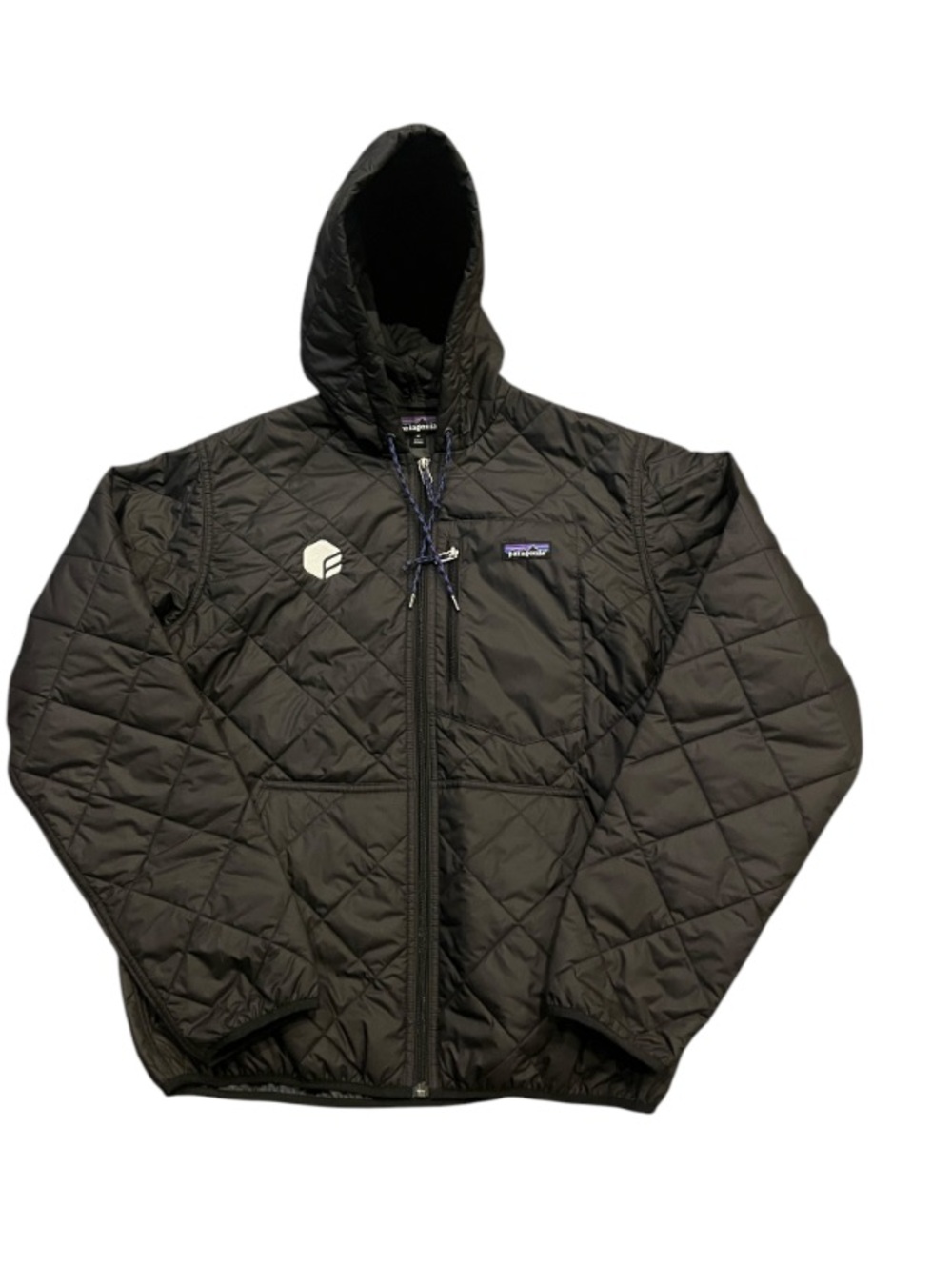 Patagonia Diamond Quilted Insulated Bomber Hooded Jacket